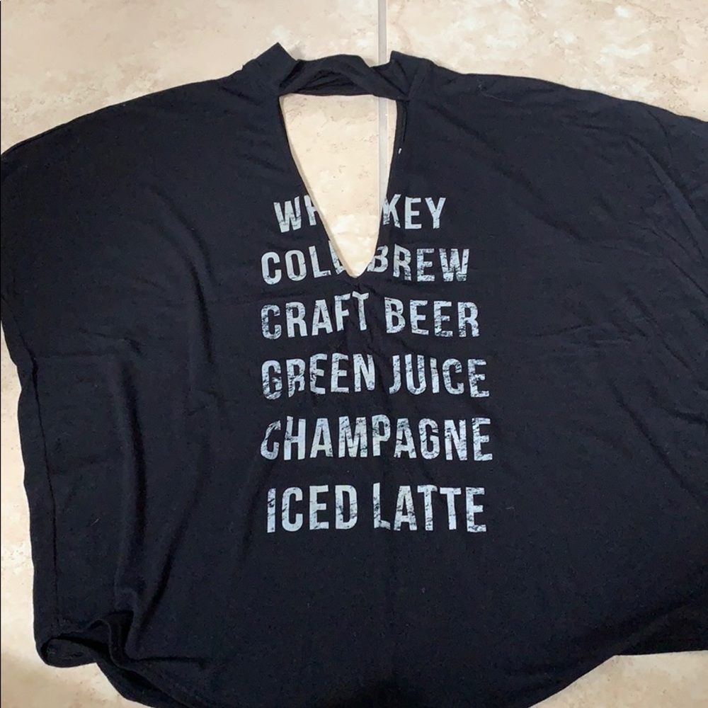 Express key hole whiskey shirt